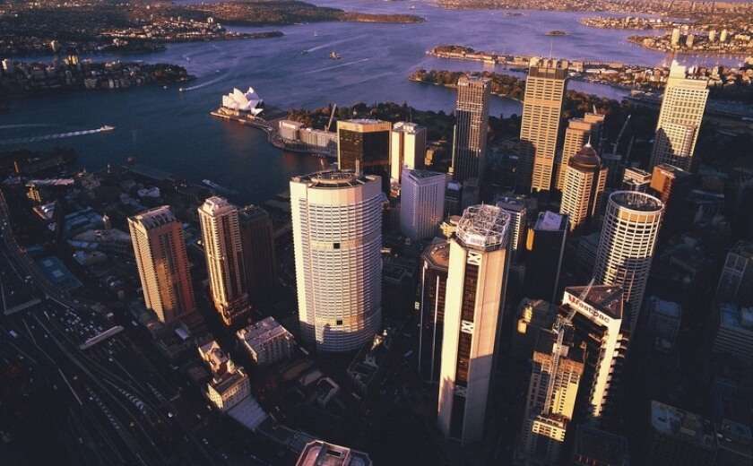 Australia aerial shot